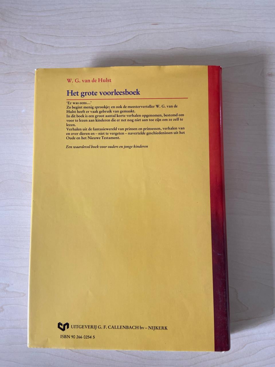 Het grote voorleesboek W.G.van de Hulst