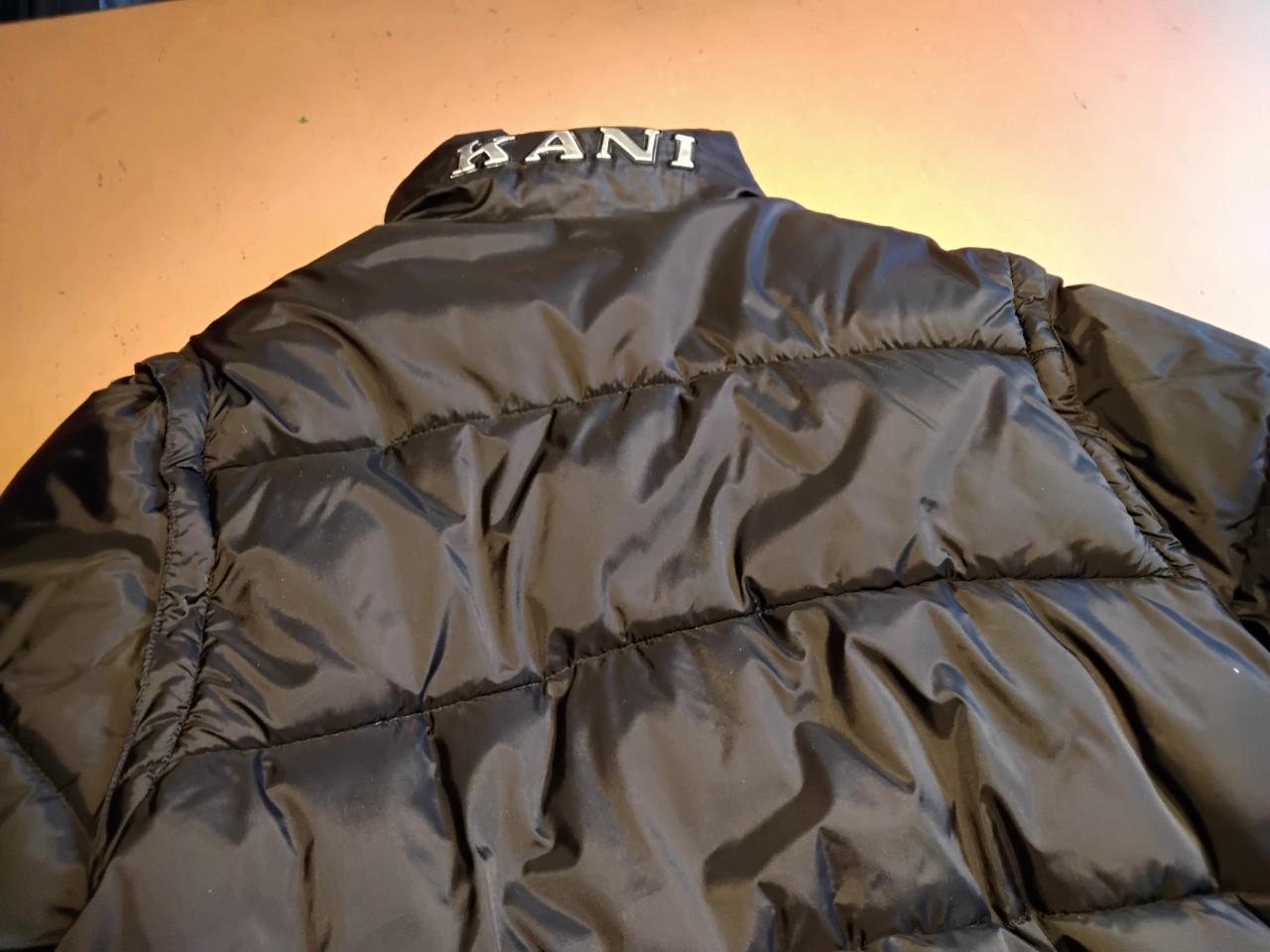 Karl Kani puffer winterjas zwart/grijs