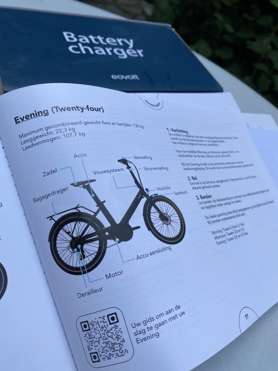 Eovolt elektrische fiets - Ideaal voor stad en camping