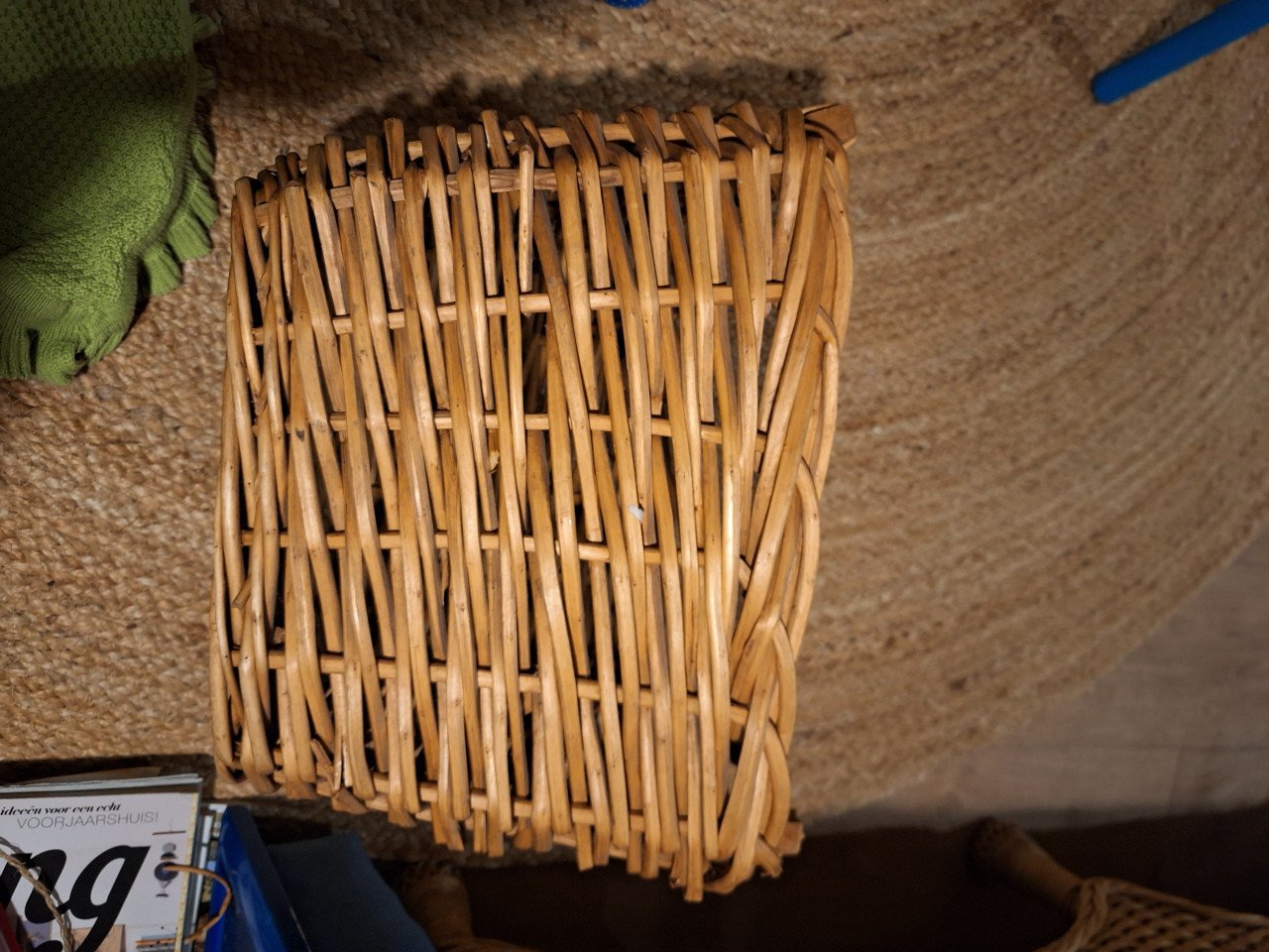 Decoratieve rotan mand