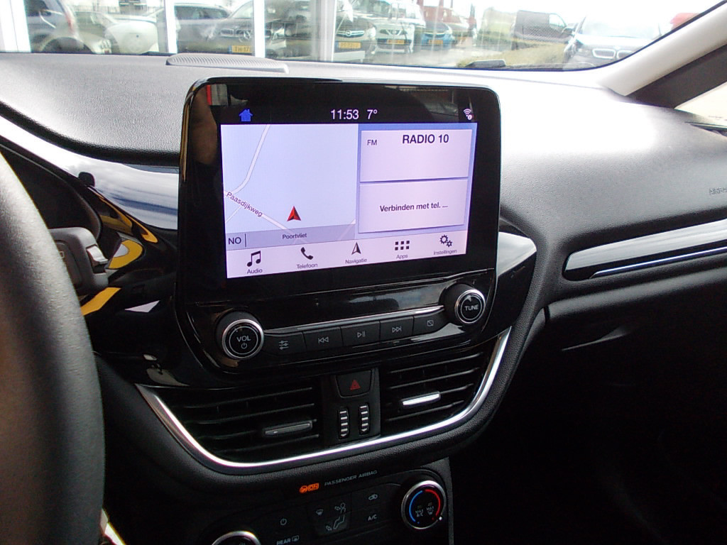 Ford Fiesta 1.1 ti-vct airco, navigatie, cruise-contr.