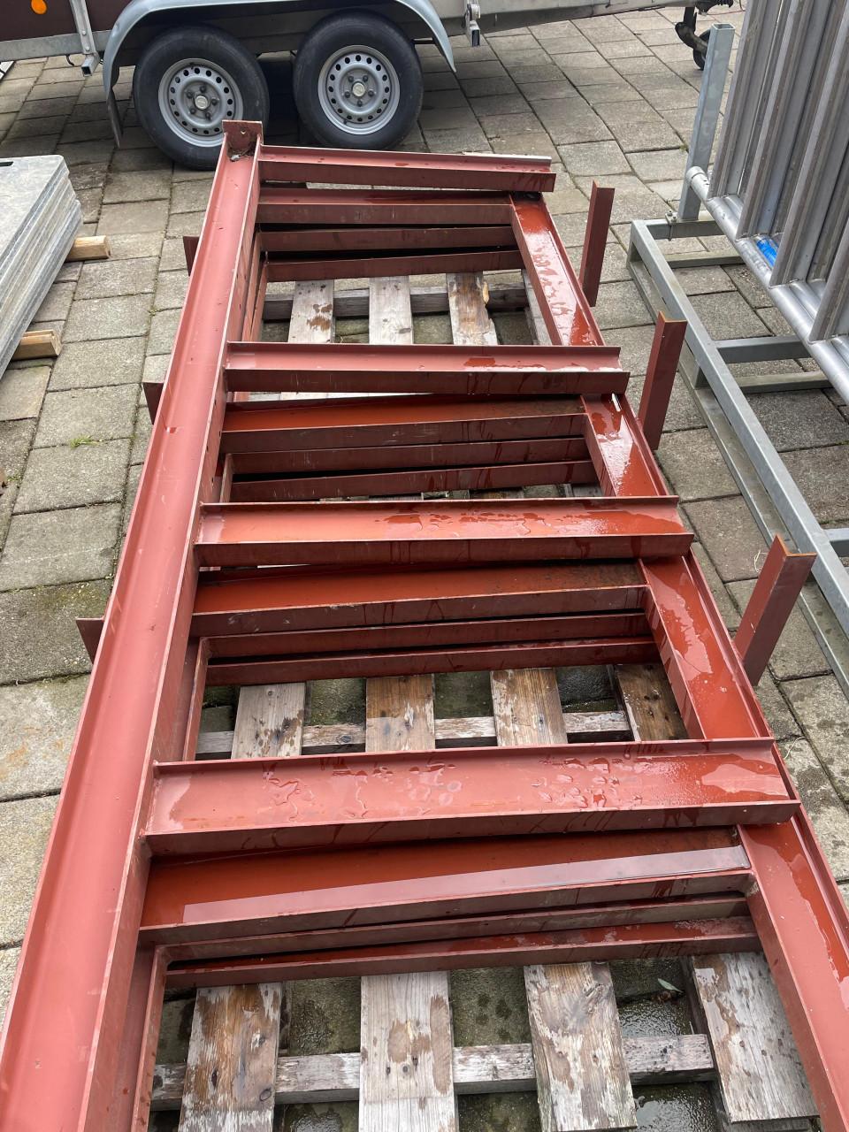 Zware stalen opslagstelling / materiaalstelling / palletstelling