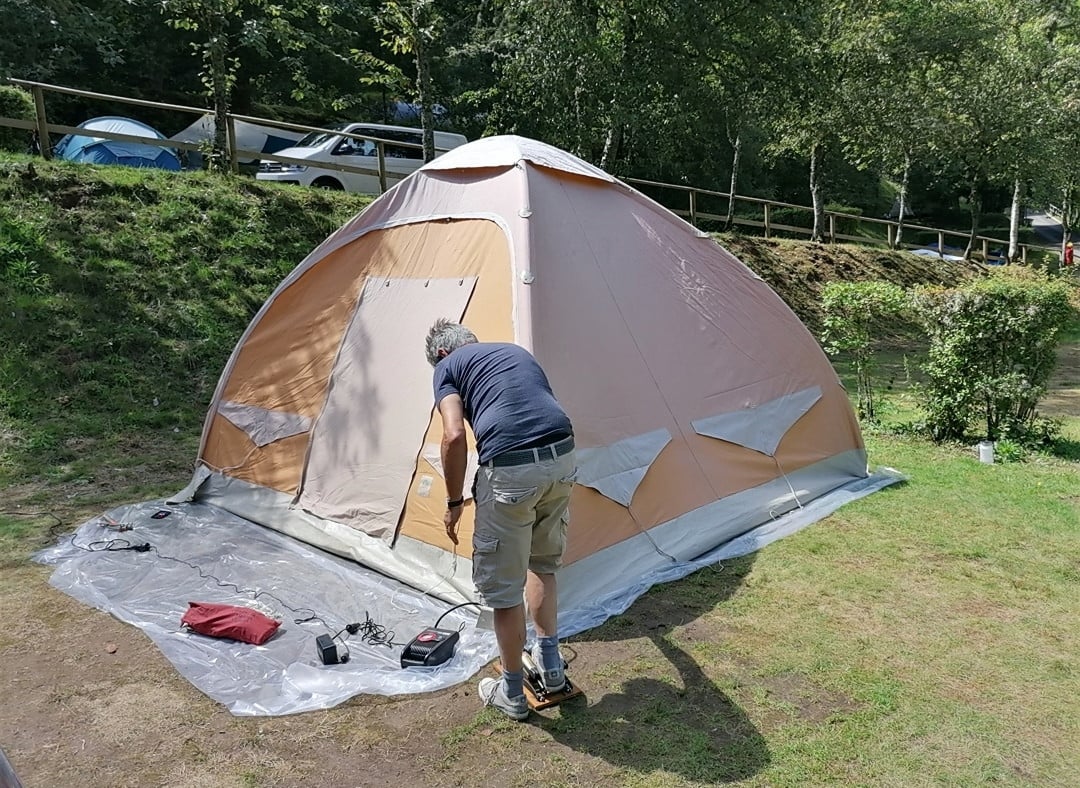 Karsten oppompbare familietent