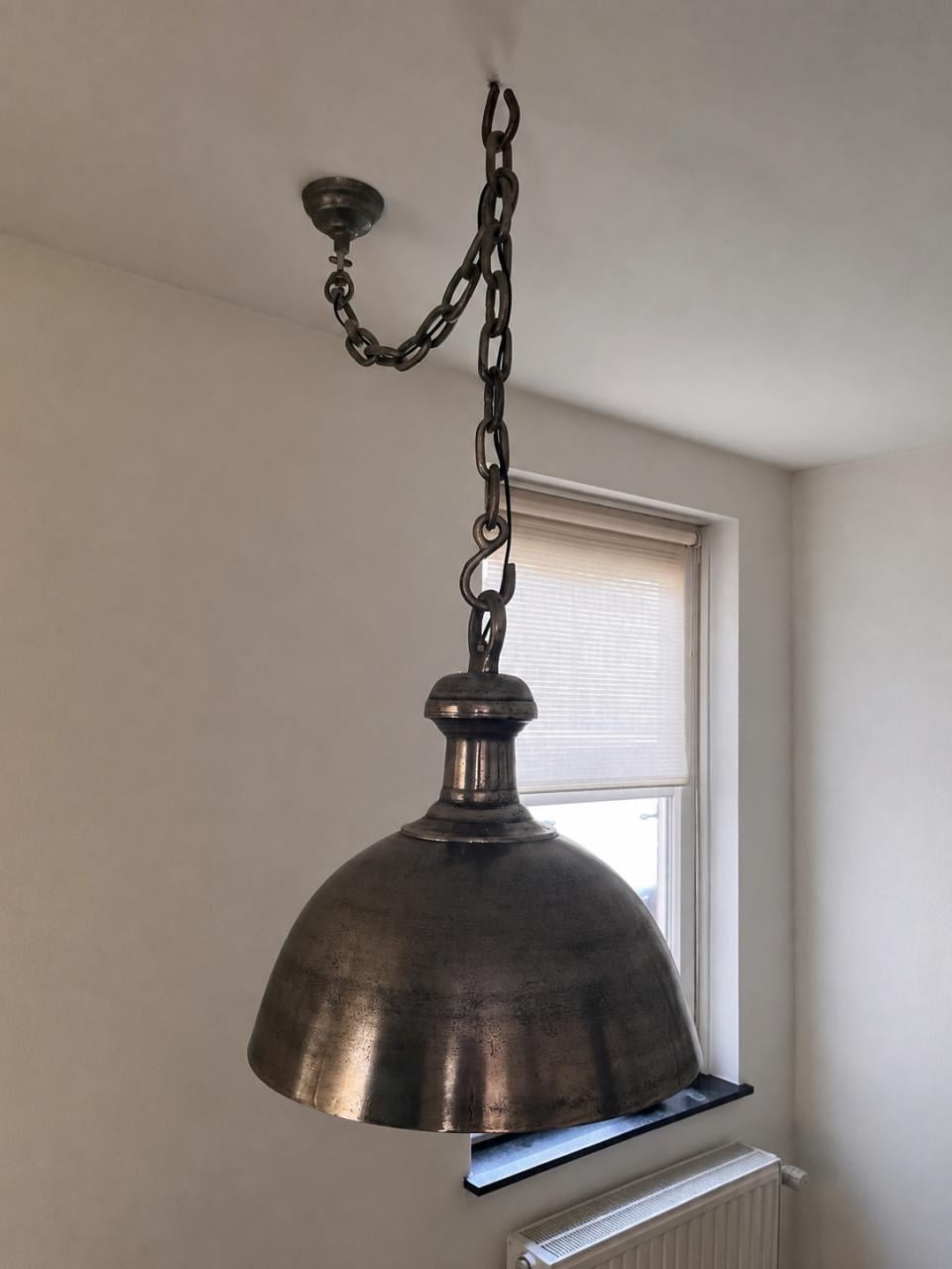 Industriële gietijzeren hanglamp PTMD