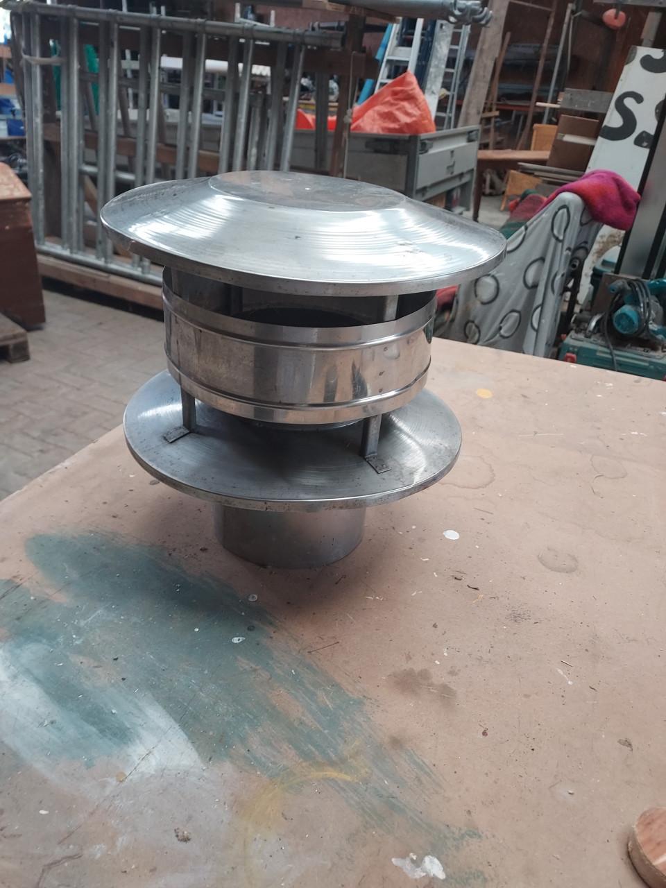 Rvs Schoorsteenkap150mm