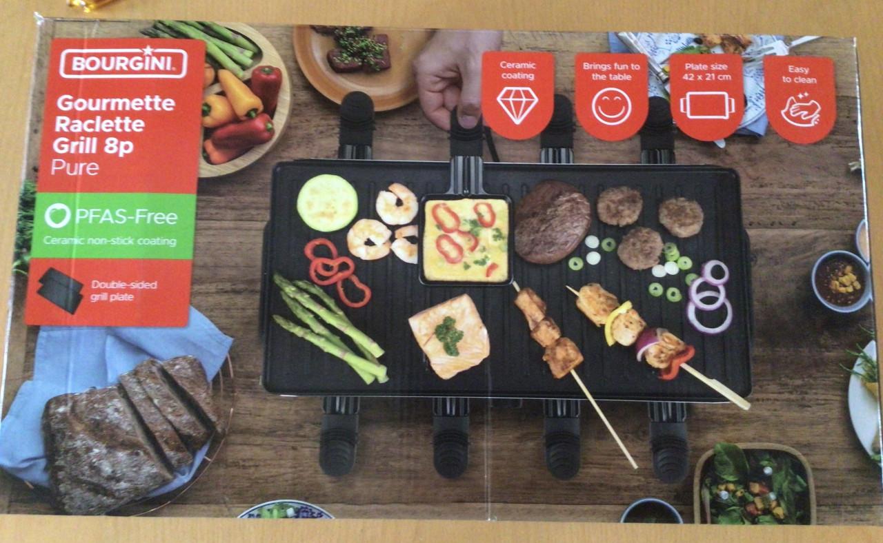 Bourgini Gourmette Raclette Grill Pure