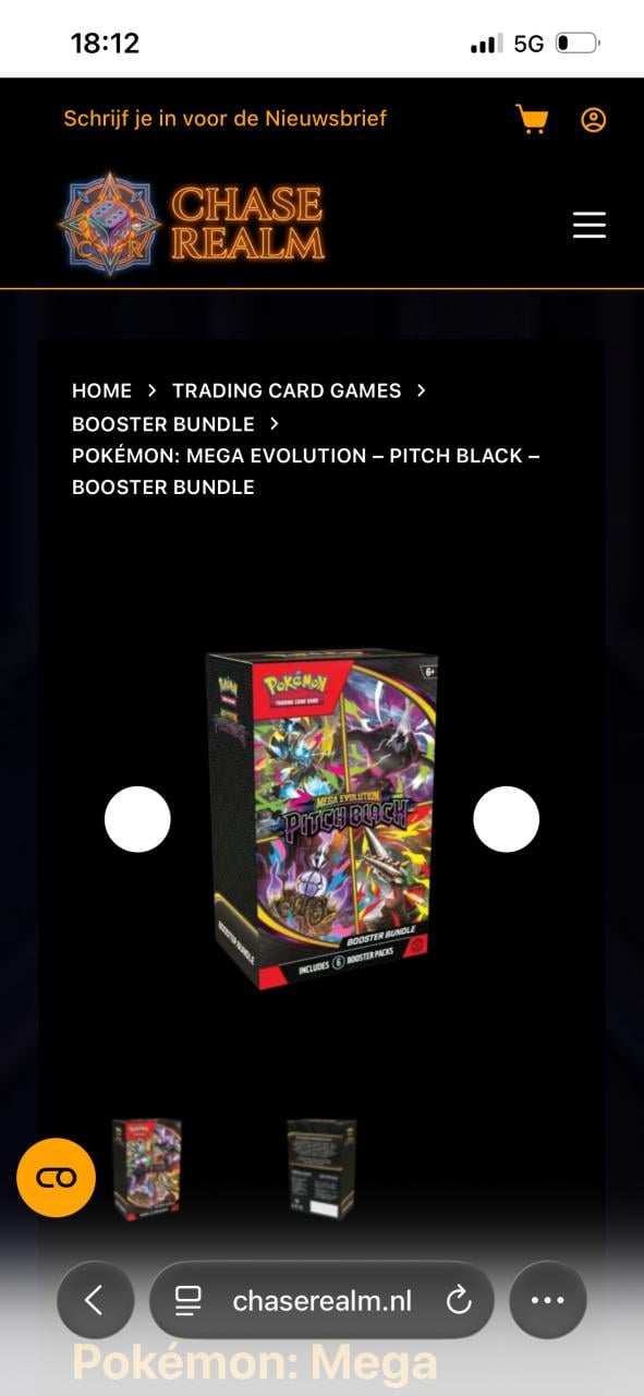 Pokémon: Mega Evolution – Pitch Black – Booster Bundle