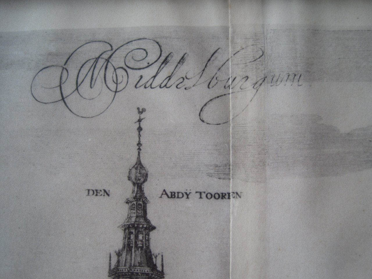 Gravure Middelburg  ca. 1680