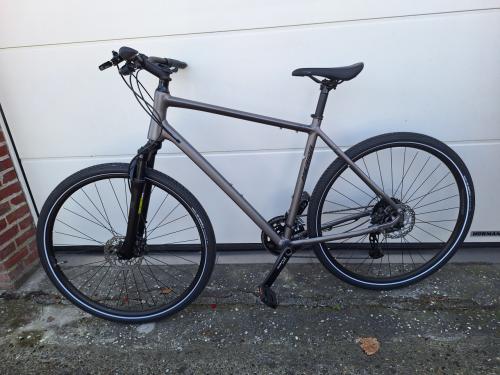 Gewonnen Hoofdprijs Splinternieuwe fiets Merida Crossway 300