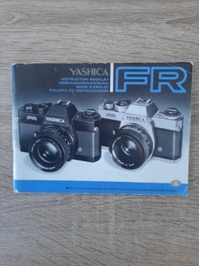 Instructieboekje voor Yashica FR