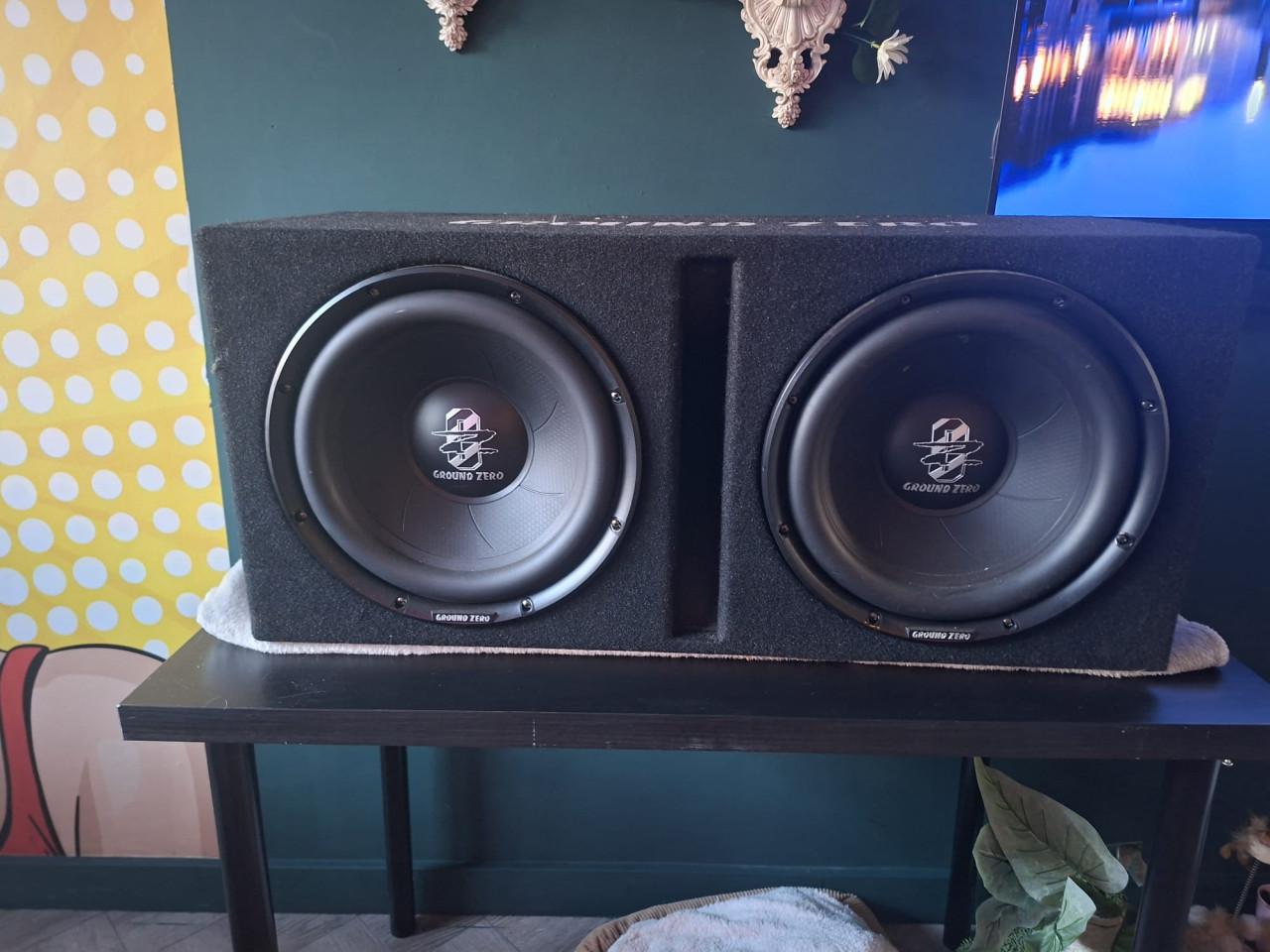 Nieuwe Ground Zero GZIB 2.30BR subwoofer, nooit gebruikt.