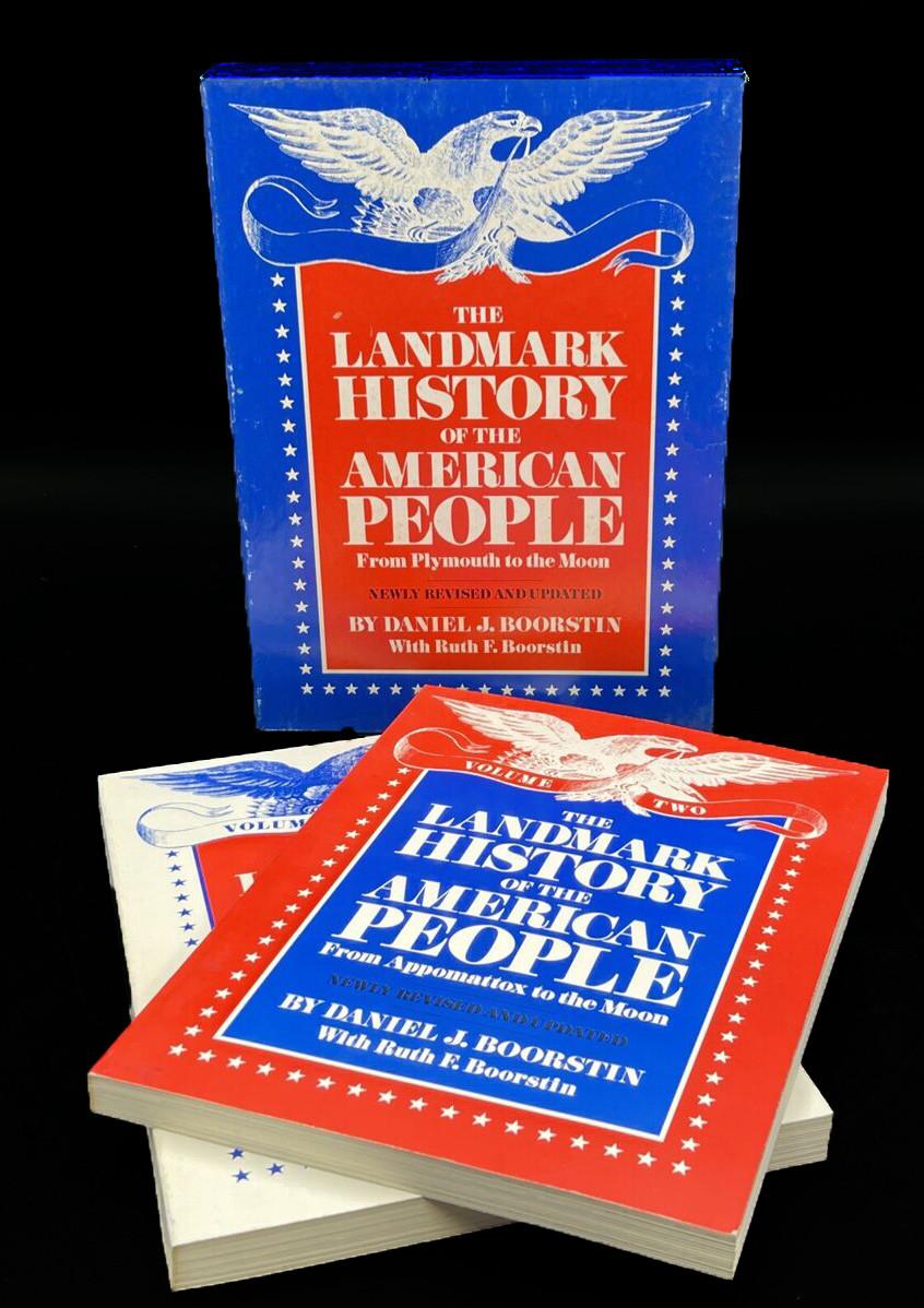 2 Volumes Landmark History of the American People D.Boorstin