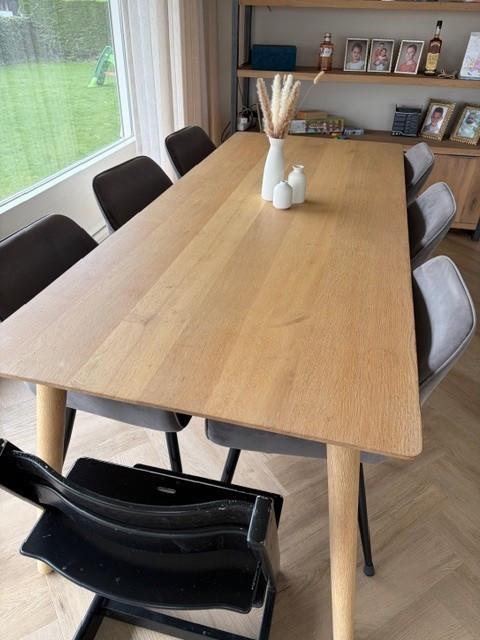 Eettafel Eiken 220 x 90