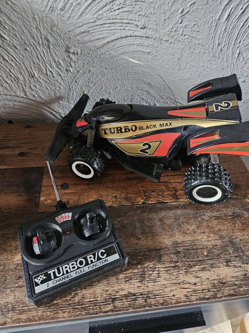 Vintage Bandai Black Max RC Auto - Schaal 1:16 OffRoad