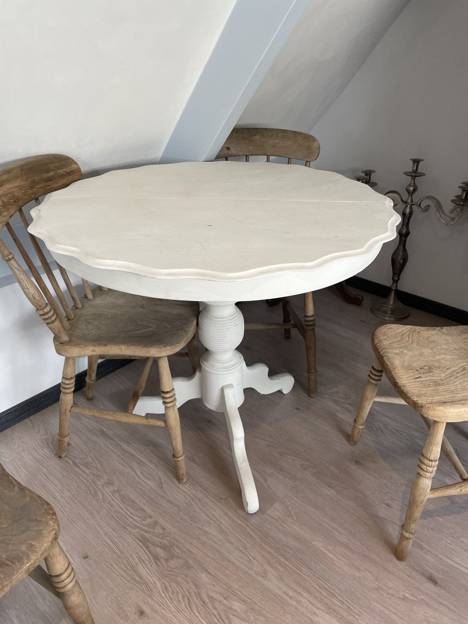 Eiken stoelen