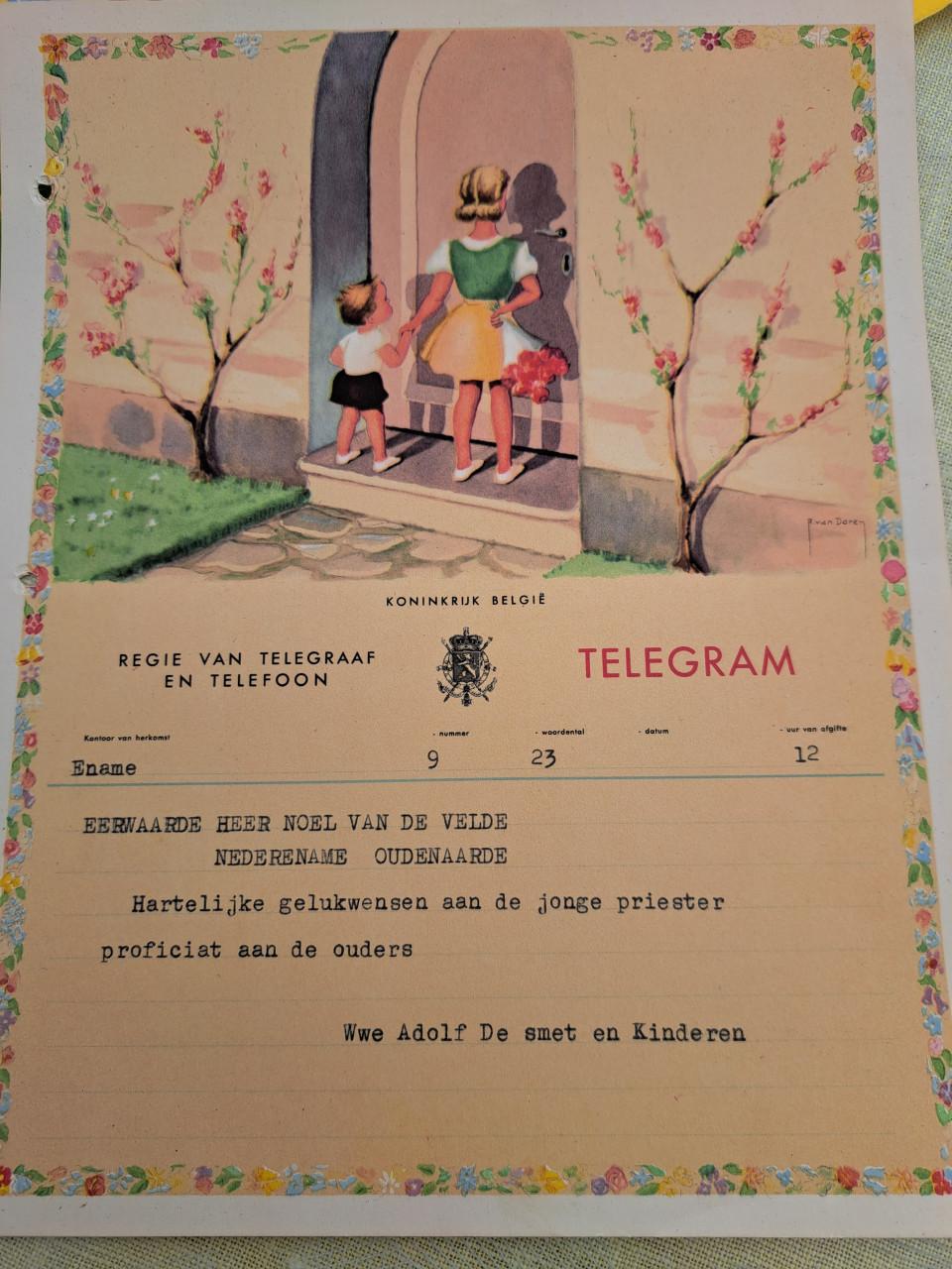 Oude telegrammen