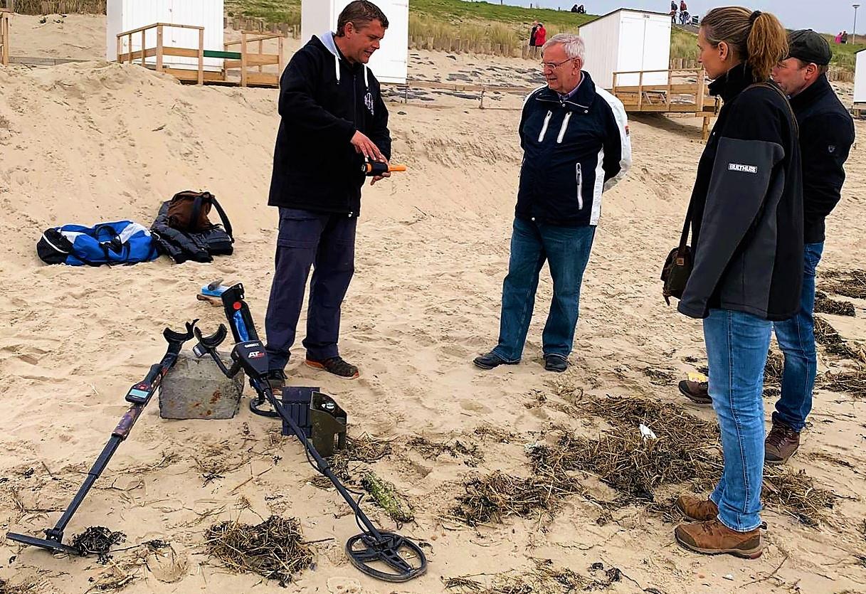 Cursusdagen metaaldetectie voor op strand en landlocaties