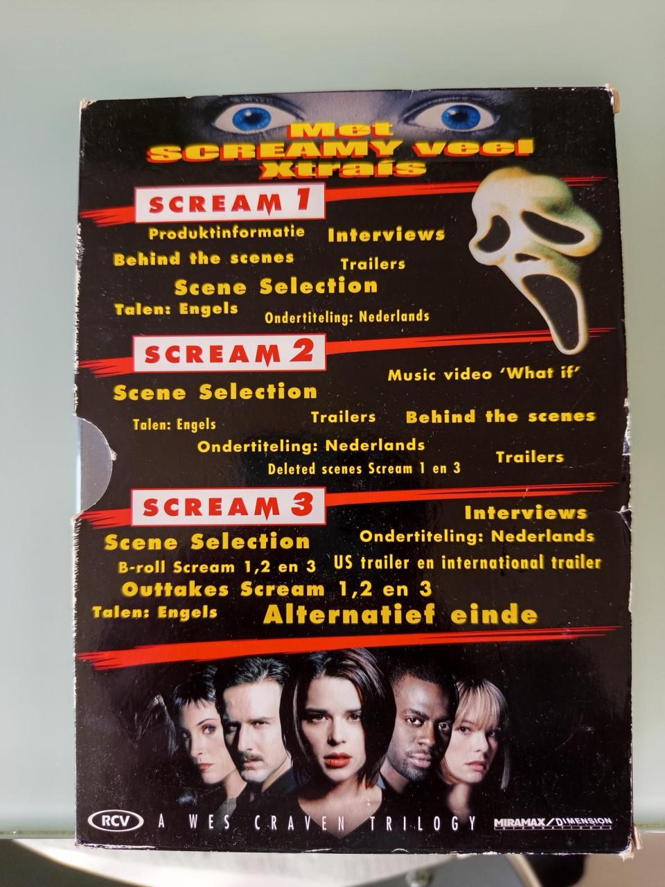 SCREAM 1 2 3 COLLECTORS BOX