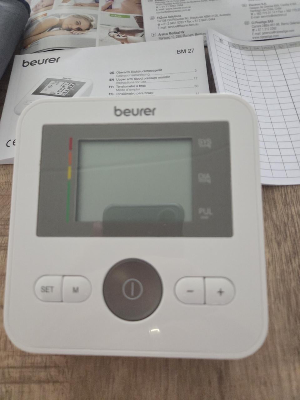 Bloeddrukmeter Beurer medical bm27 als nieuw.