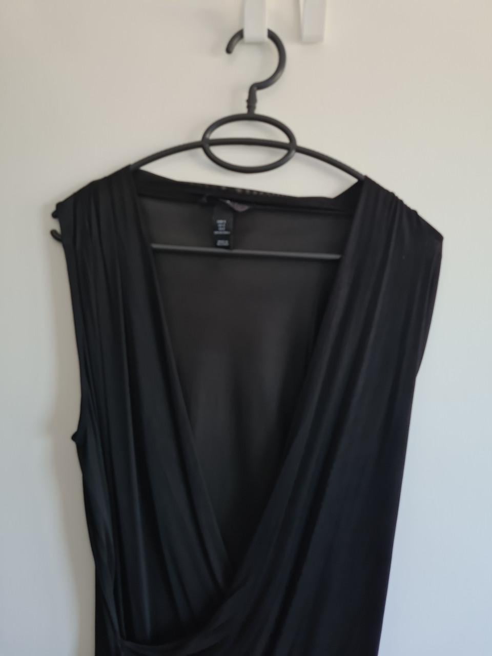 Zwart overslag blousje van H&M  Maat M/L