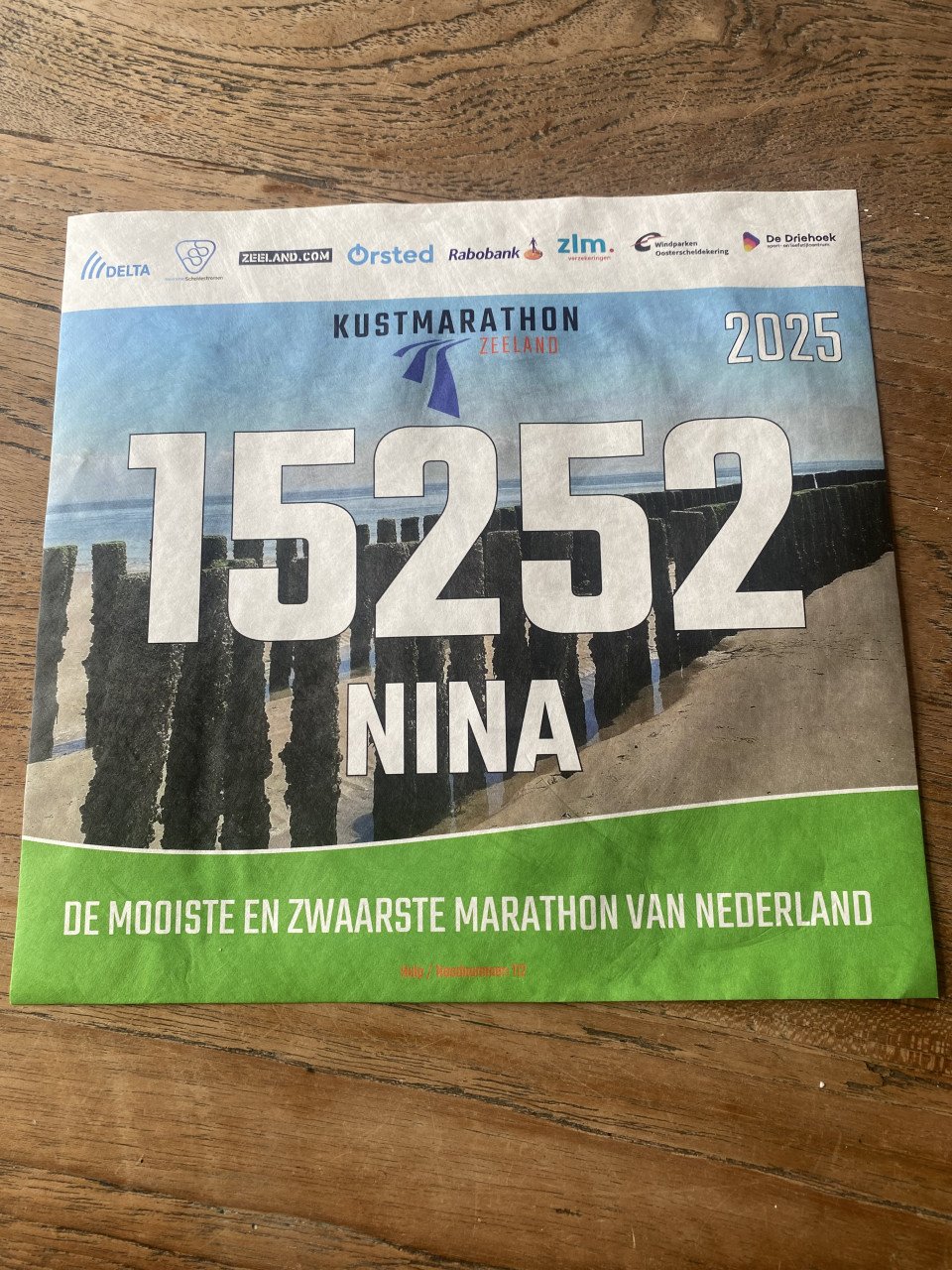 Trailrun startbewijs