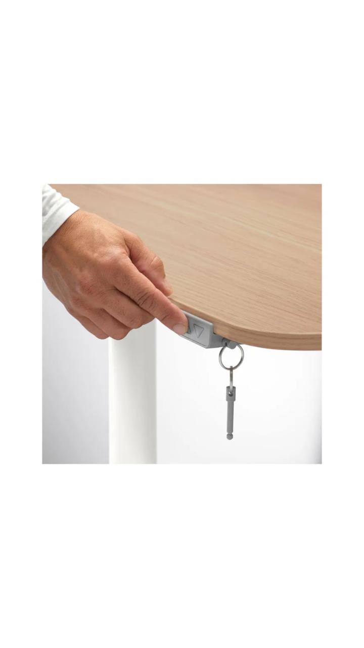 Elektrisch sta/zit bureau IKEA (hoek)