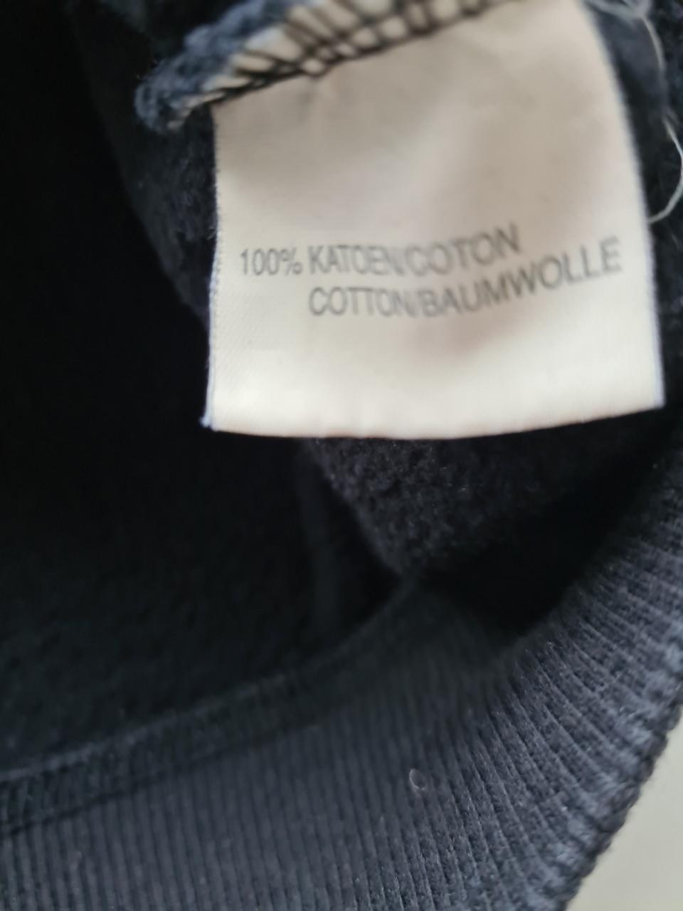 Zwart met blauw hoodie vest van Coolcat Maat L