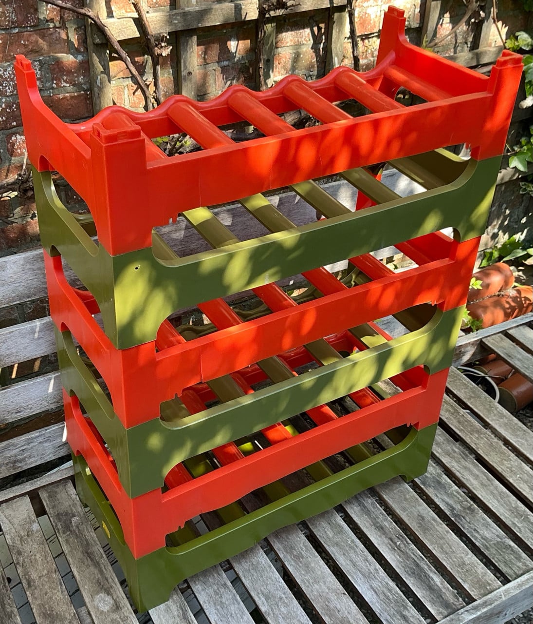 Vintage flessenrek jaren 70