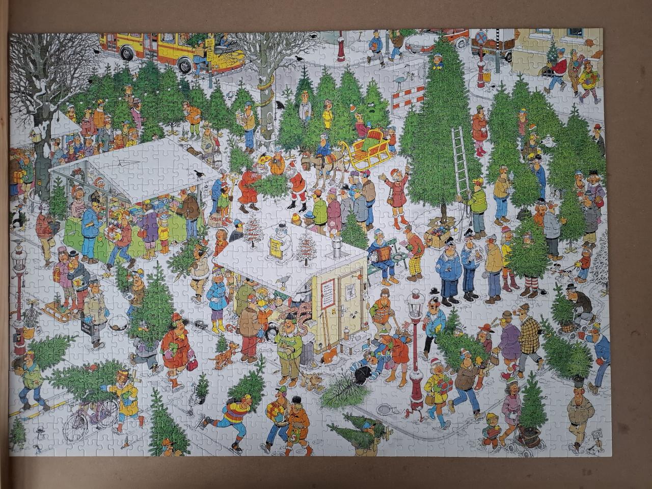 Jan van Haasteren puzzel   2 x 1000 stukjes