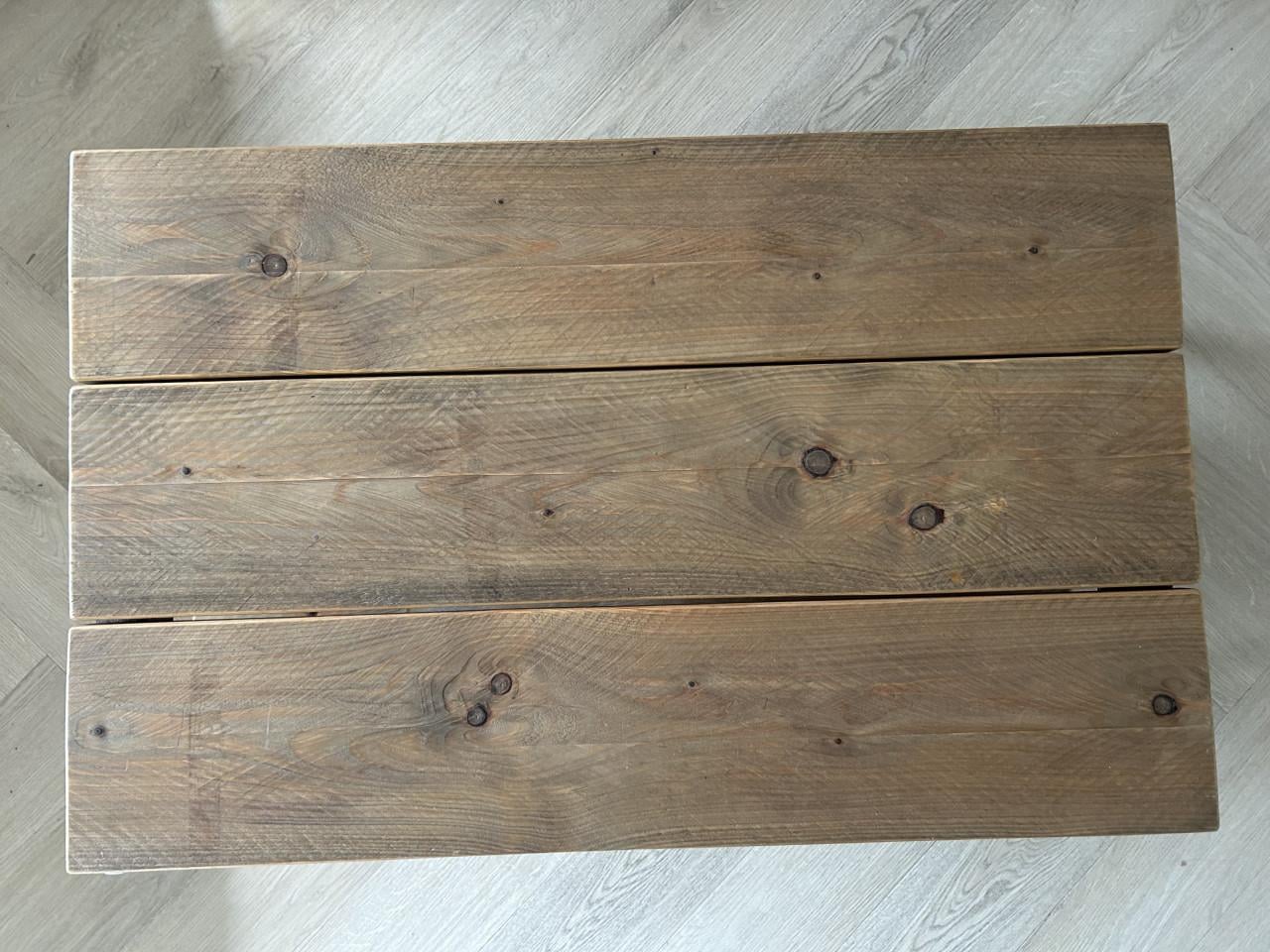 Steigerhouten salontafel