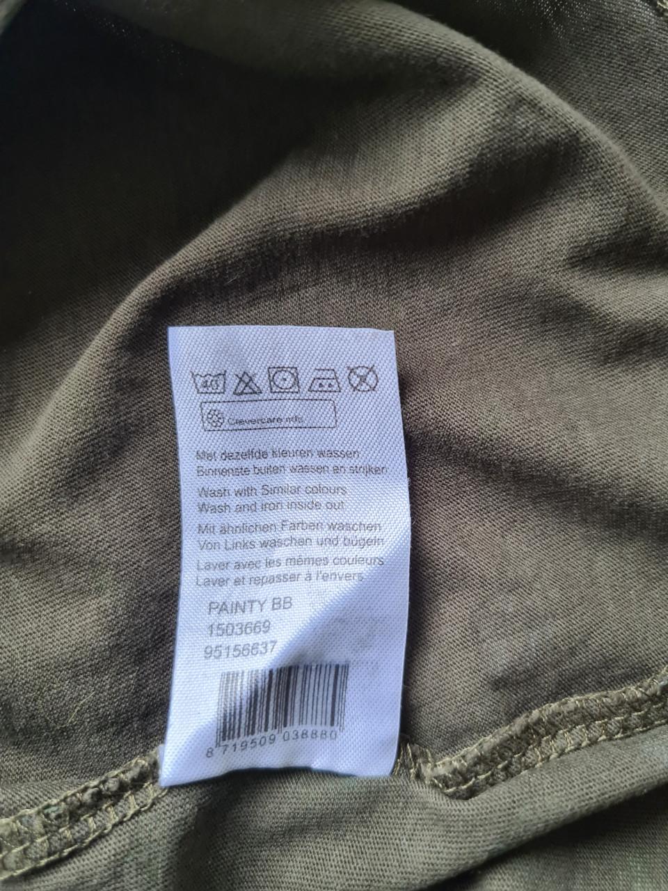 WE Fashion kaki groen T-shirt  Maat XXL