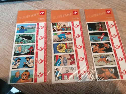 Postzegels belgie kuifje