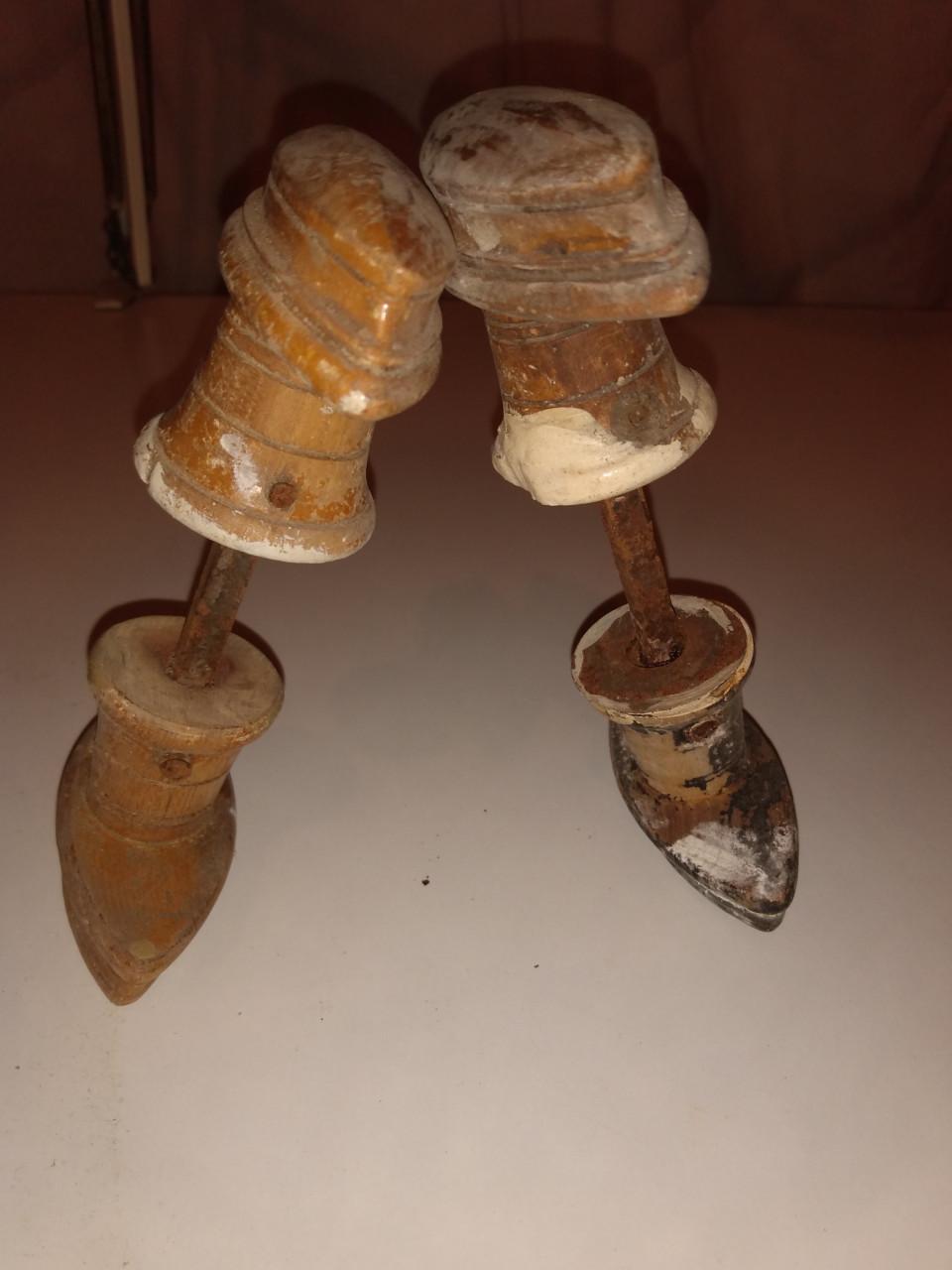 Antieke houten deurknoppen in Retro Style. €10,- per set.