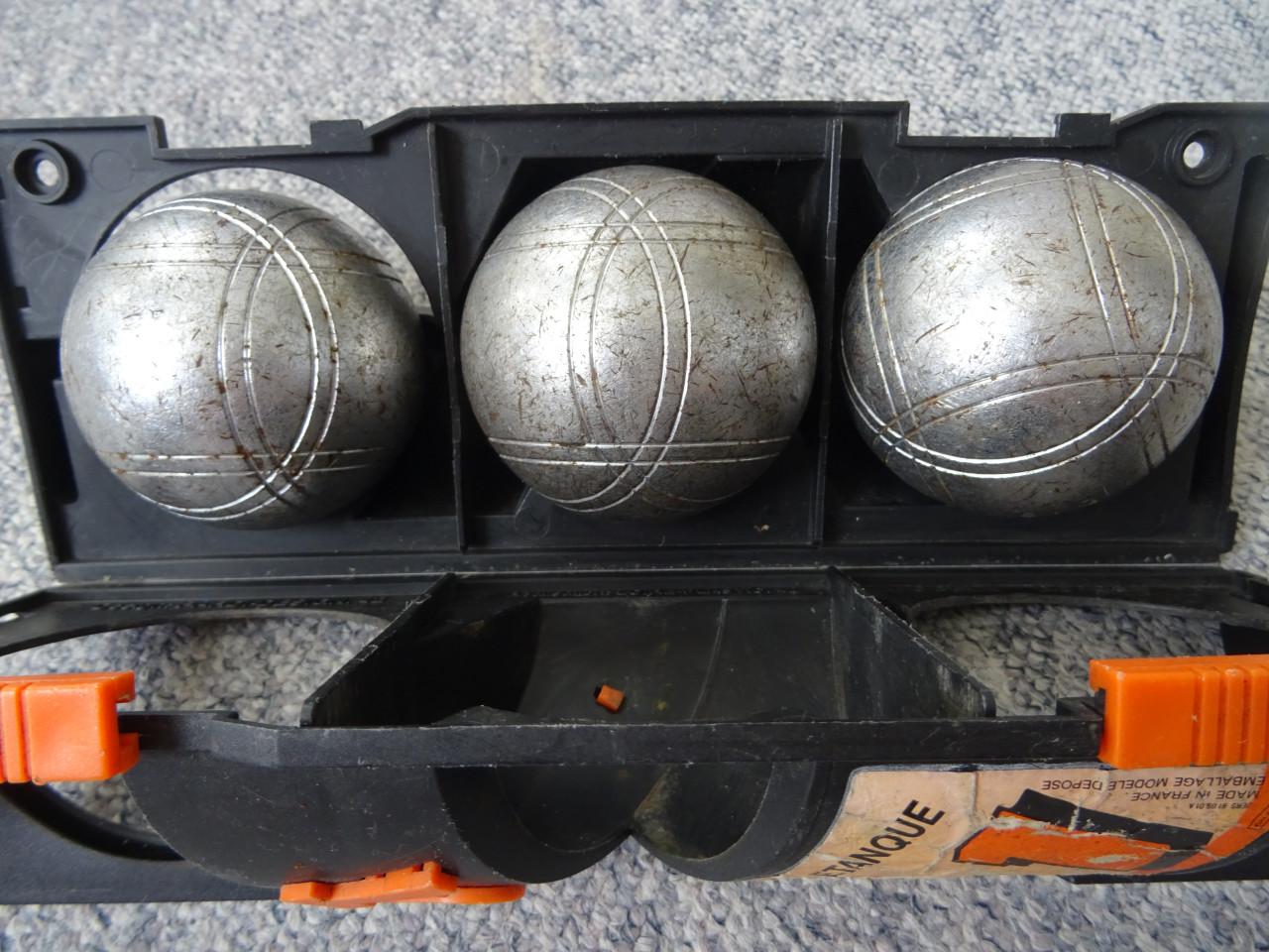 Jeu de boules ballen  3 stuks OBUT 73 mm 710 gr