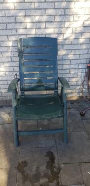 Tuinstoel inklapbaar en verstelbaar