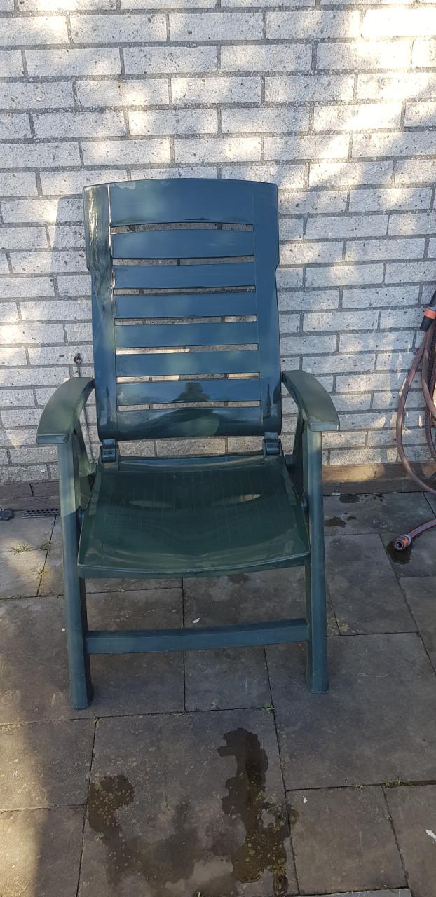 Tuinstoel inklapbaar en verstelbaar