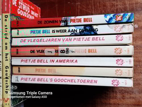 7 leesboeken van Pietje Bell