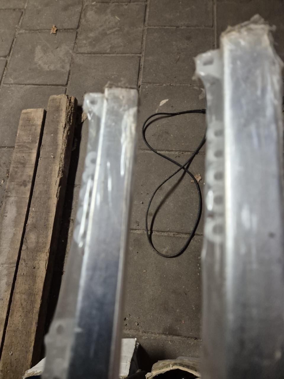 Aluminium gordijnrails 2x prijs per stuk..