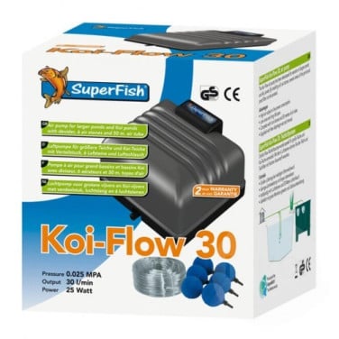 Superfish Koi-Flow 30 luchtpomp complete set