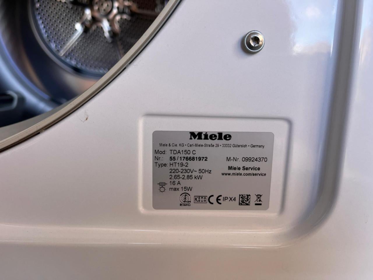 Miele W1 PowerWash 2.0 Wasmachine en CONDENSdroger