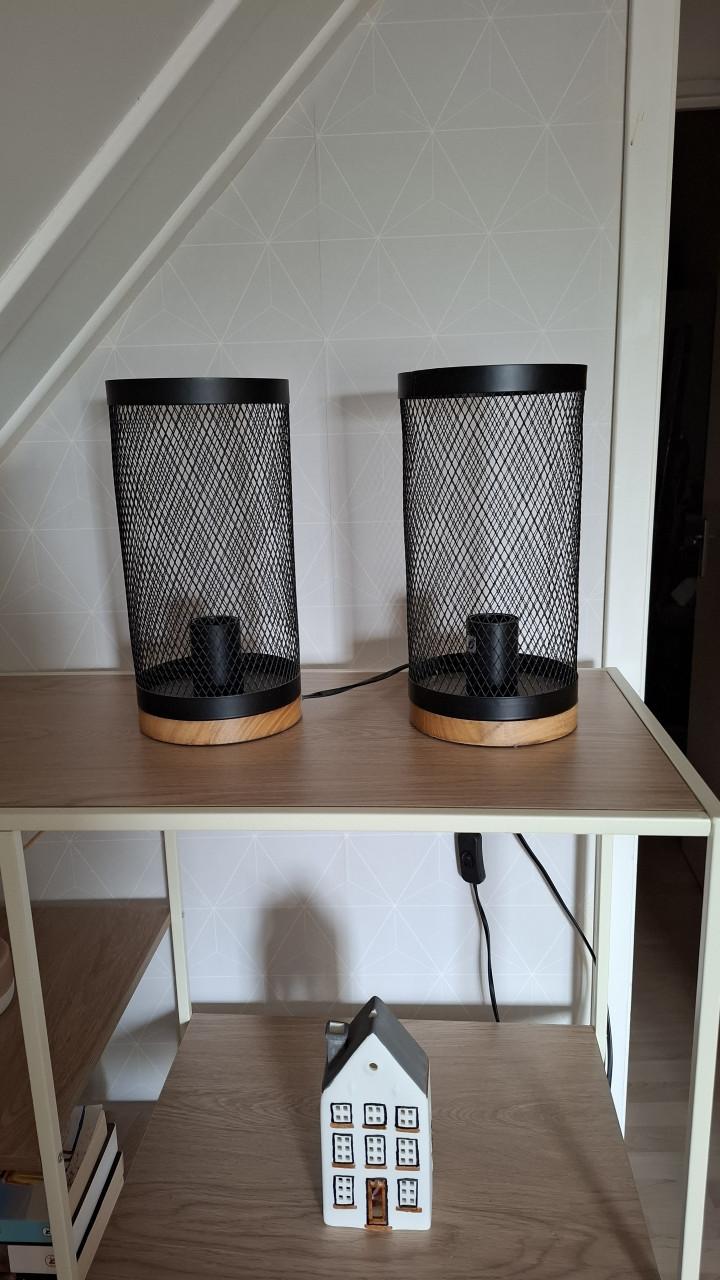 Set van 2 schemerlampen