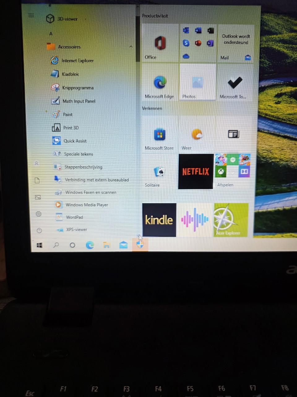 Te koop Acer laptop 500gb