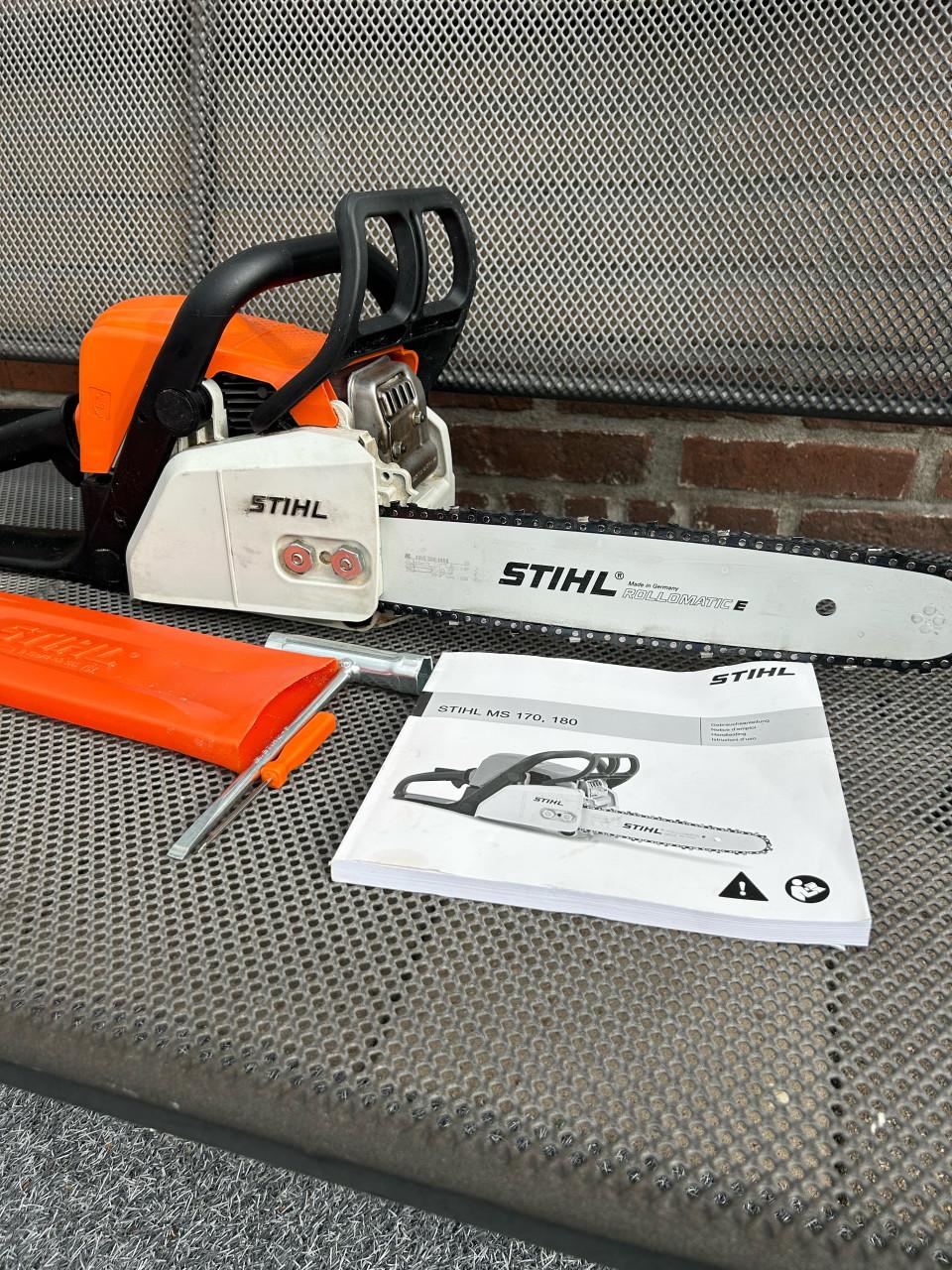 Stihl MS170 2-mix kettingzaag - Zo goed als nieuw!