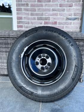 Fist Ducato camper reservewiel met band 16"  Imperial All Season band