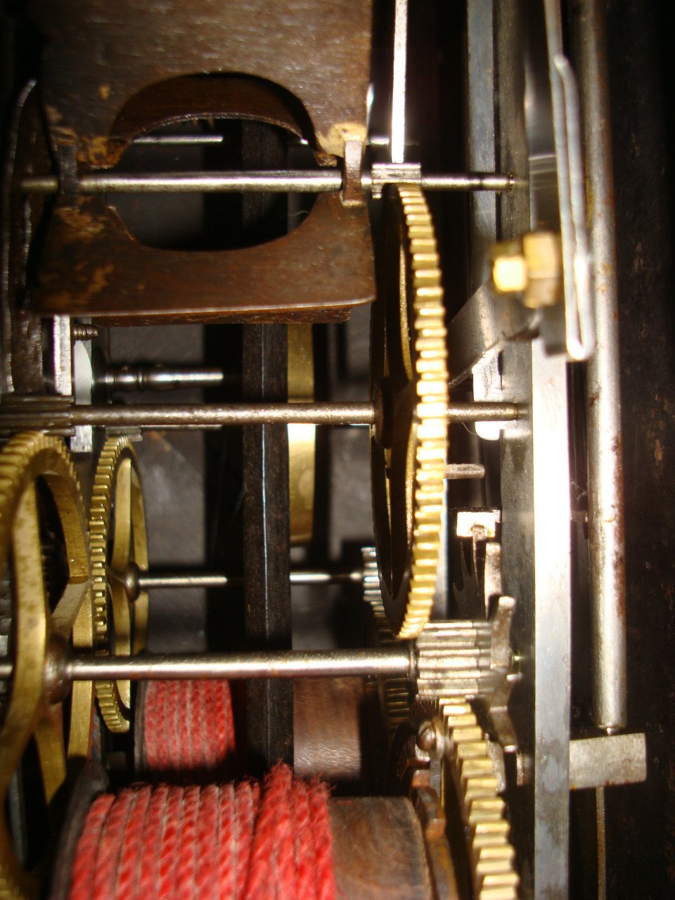 Mooie ANTIEKE 1 wijzer comtoise 1740 type morbier