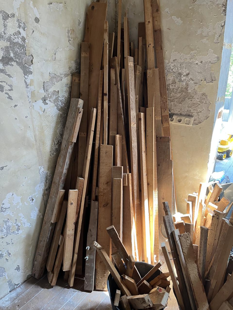 Kachel hout, sloophout