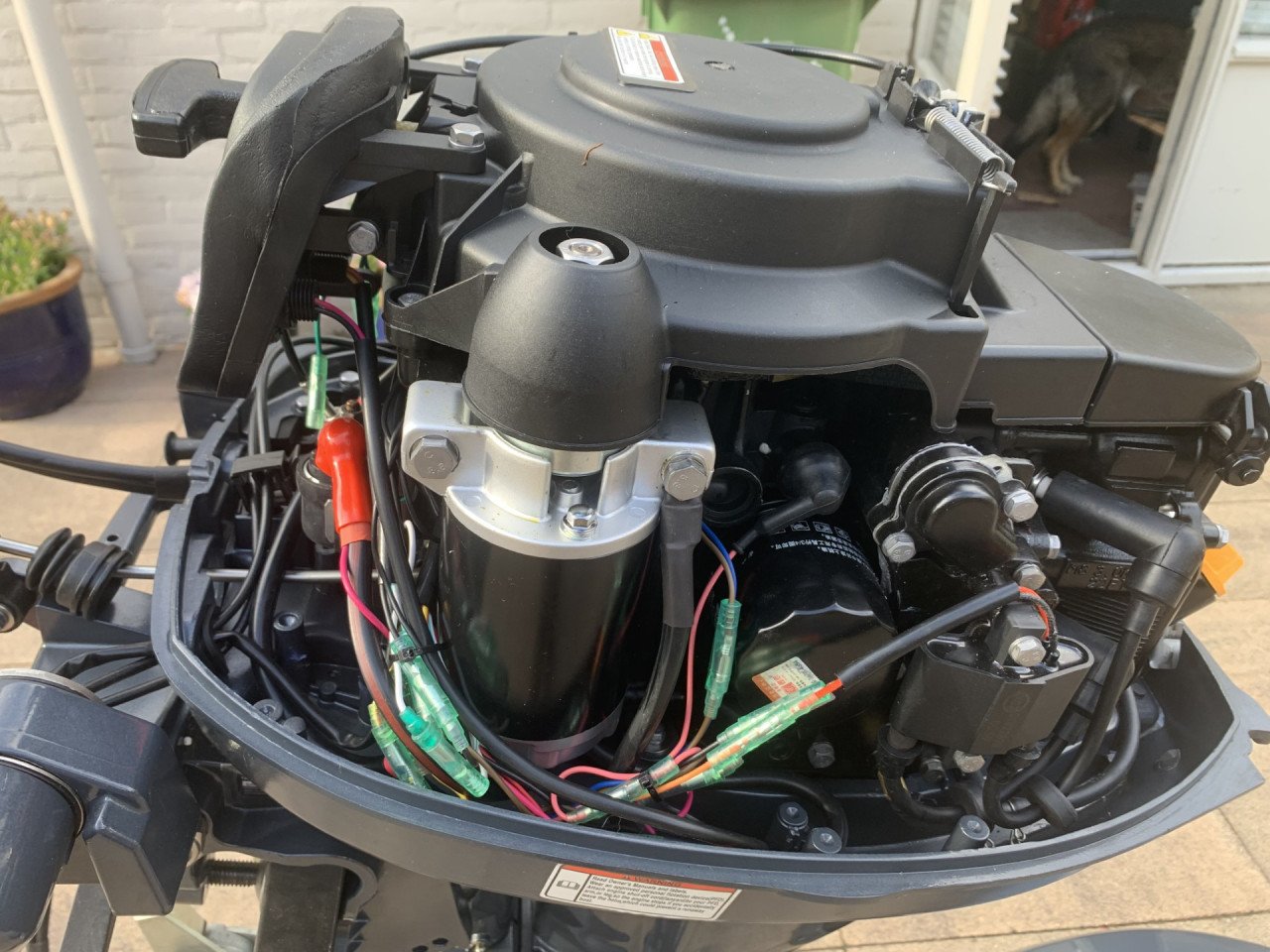 Yamaha 15 PK 4T  Elektrisch gestart Buitenboordmotor