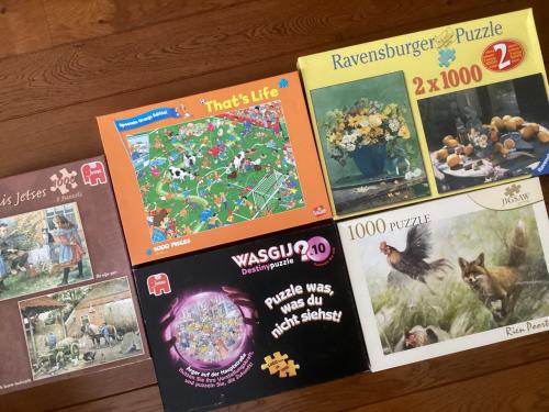 Diverse legpuzzels, 1000 stukjes