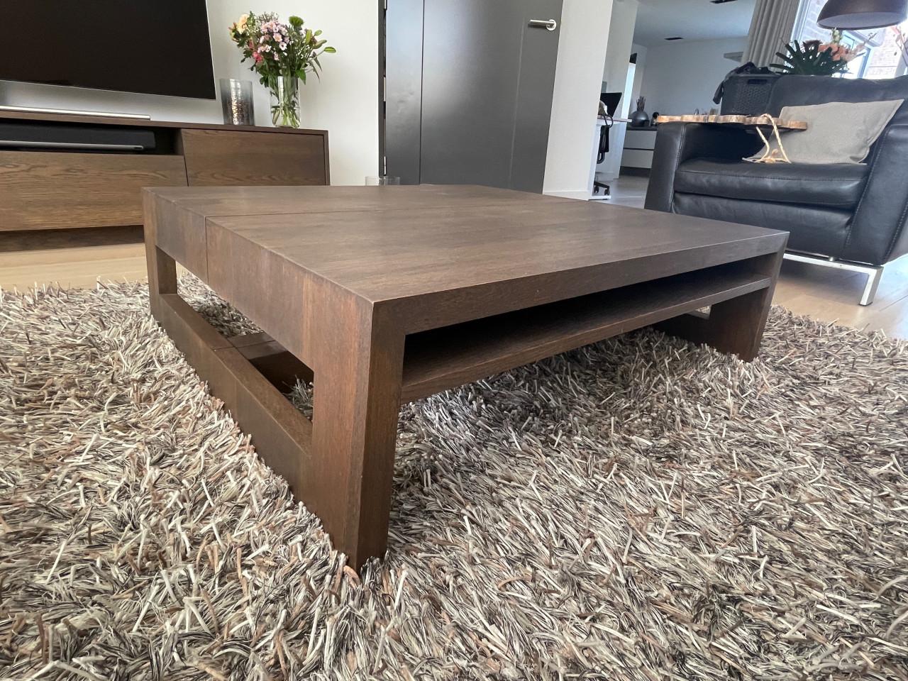 ODESI salontafel ‘Maas’ charcoal 90x90cm