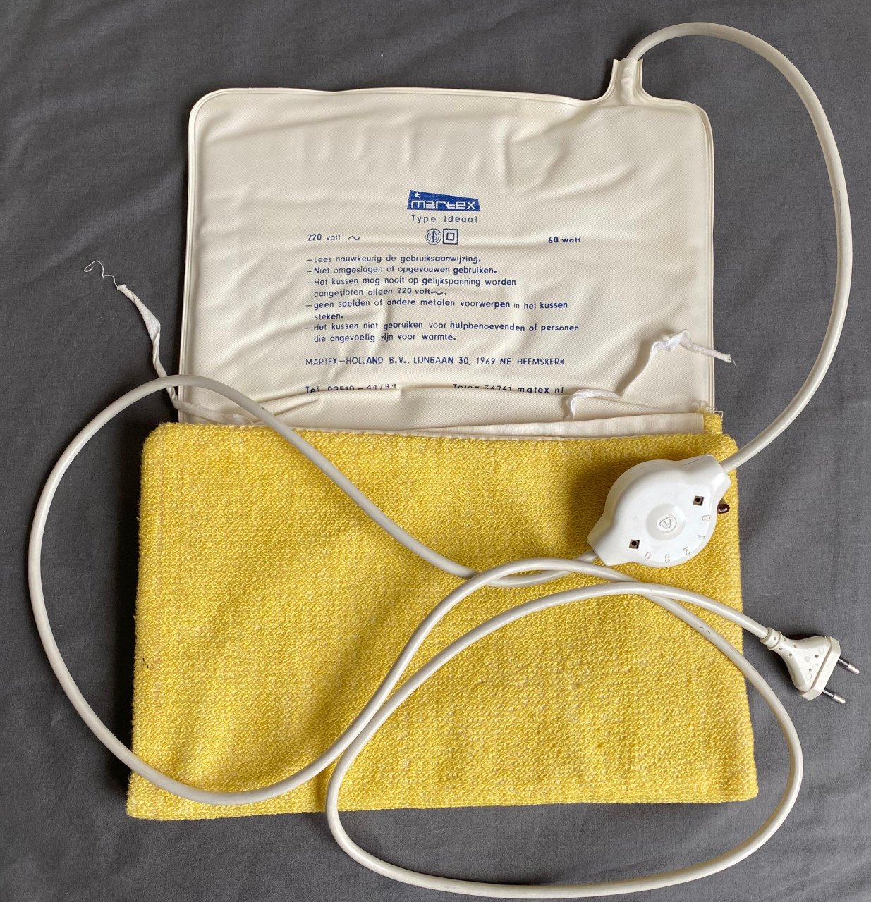 Martex elektrisch warmtekussen rug